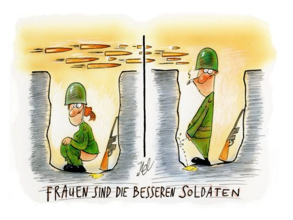 frauen sind die besseren soldaten