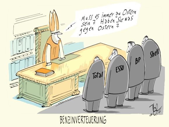 benzinverteuerung ostern