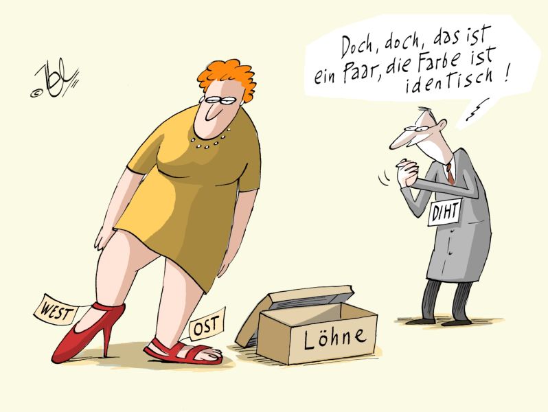 ost west löhne