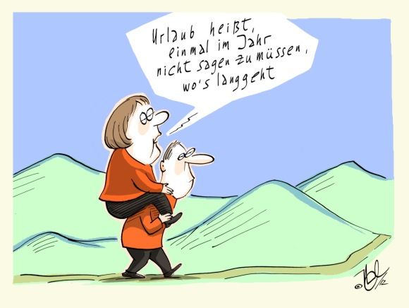 merkel urlaub