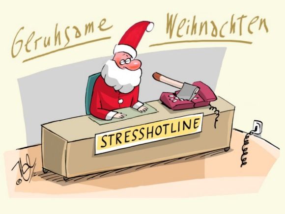 geruhsame weihnachten stresshotline