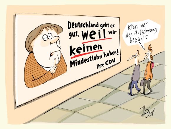 mindestlohn aufschwung