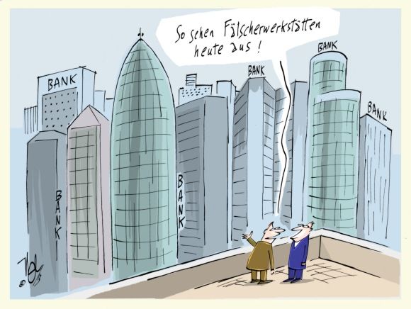 banken fälscherwerkstätten