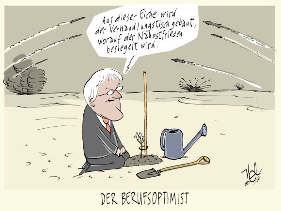 steinmeier nahostfrieden berufsoptimist