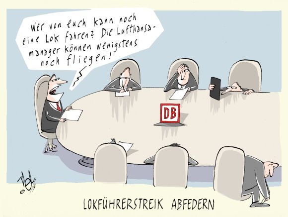 bahn lok gdl streik manager