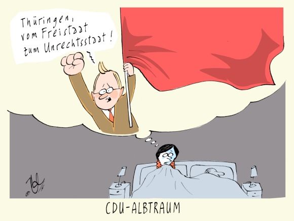 cdu thüringen rot rot grün albtraum