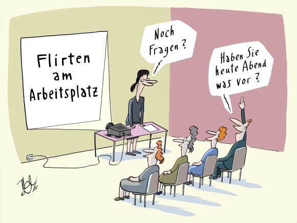 flirt am arbeitsplatz