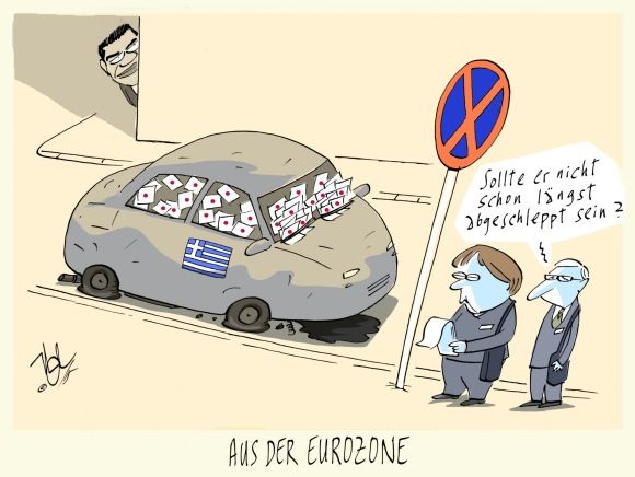griechenland eurozone abschleppen