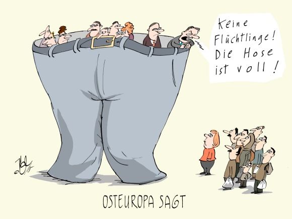 flüchtlinge osteuropa hose voll