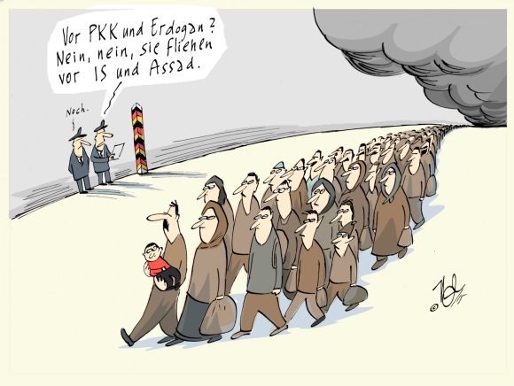 flüchtlinge türkei pkk erdogan