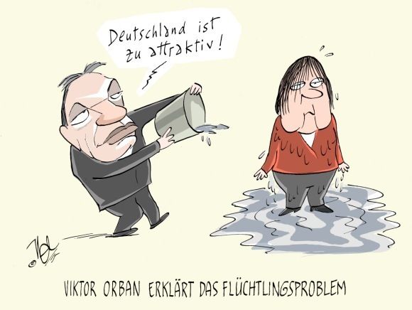 orban merkel flüchtlingsproblem