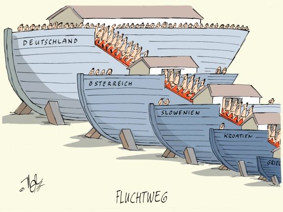 arche deutschland fluchtweg