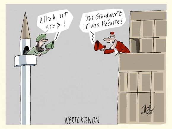 wertekanon islam grundgesetz