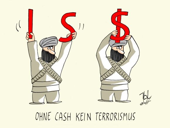 ohne cash kein terrorismus
