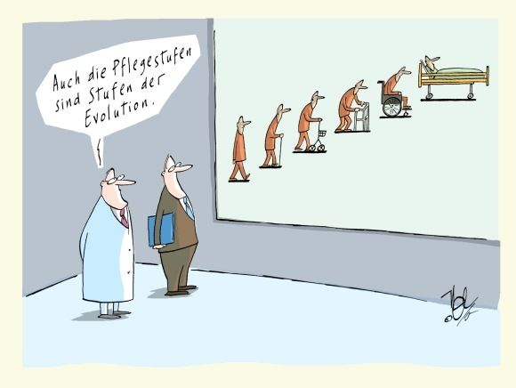 pflegeversicherung pflegestufen evolution