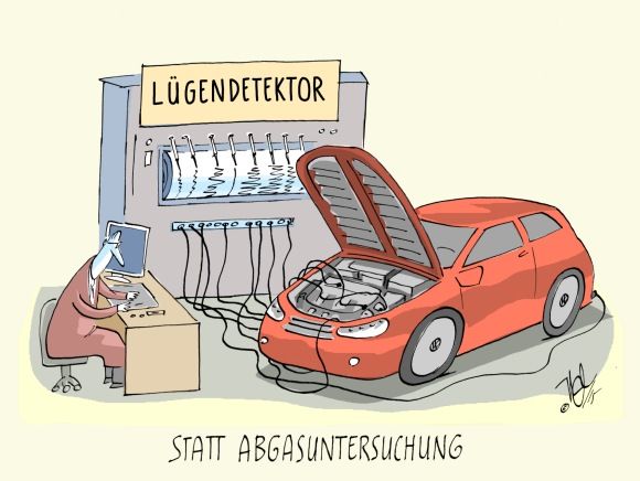 vw abgasuntersuchung lügendetektor