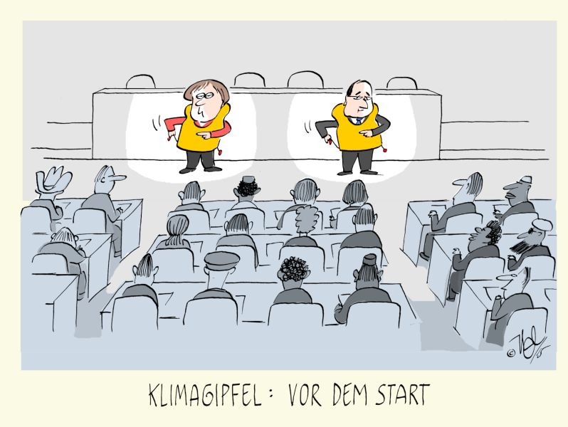 klimagipfel rettungsweste