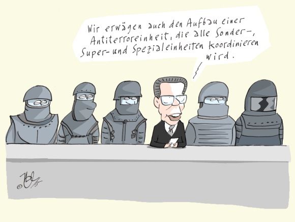 maiziere antiterroreinheit koordinierung