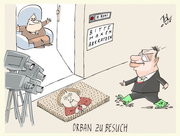 kohl orban merkel besuch