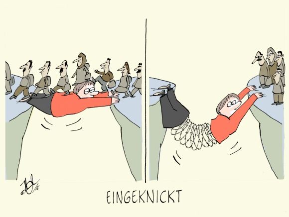 eingeknickt türkei merkel