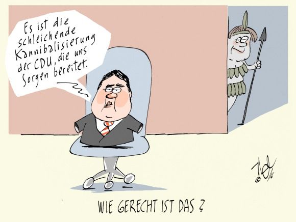 gabriel cdu kannibalismus gerecht