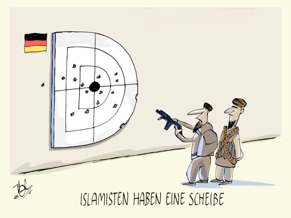 islamisten haben eine scheibe