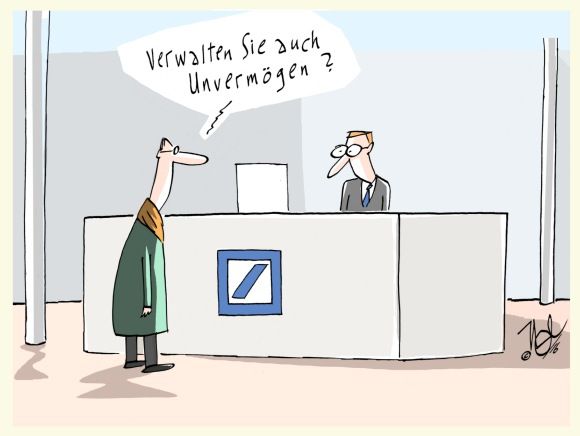 deutsche bank unvermögen