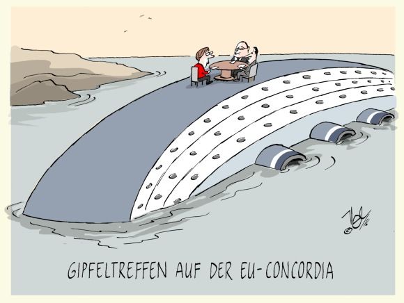 gipfeltreffen auf der eu concordia