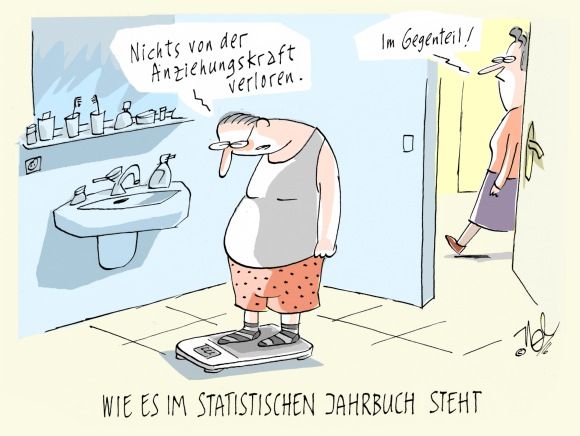 gesundheit gewicht anziehunskraft statistik jahrbuch