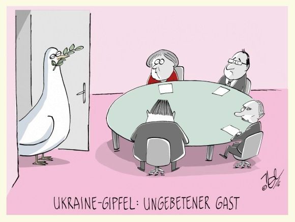 ukraine gipfel ungebetener gast