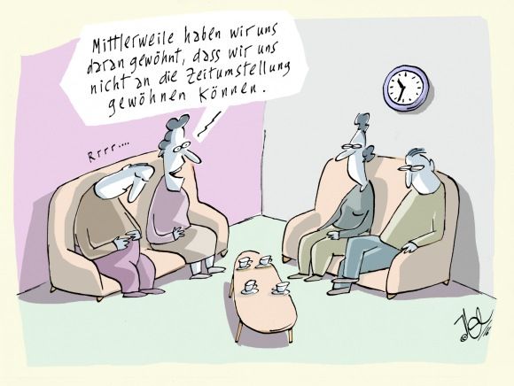 zeitumstellung gewöhnen