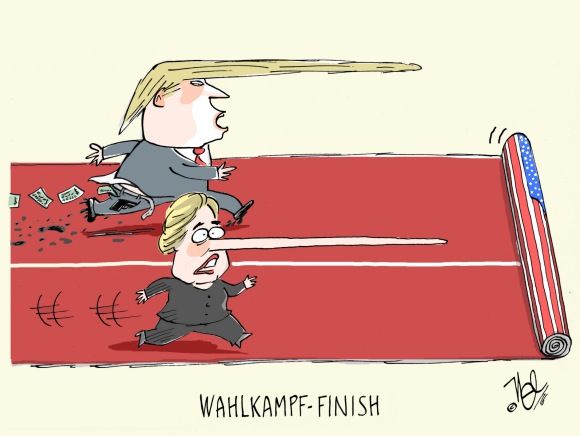 usa wahlkampf finish