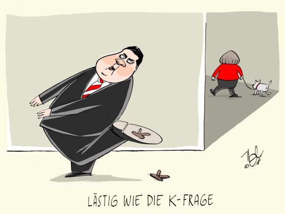 k frage lästig gabriel