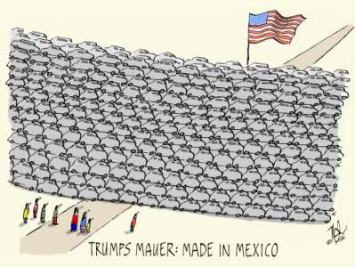 trump mauer made in mexico