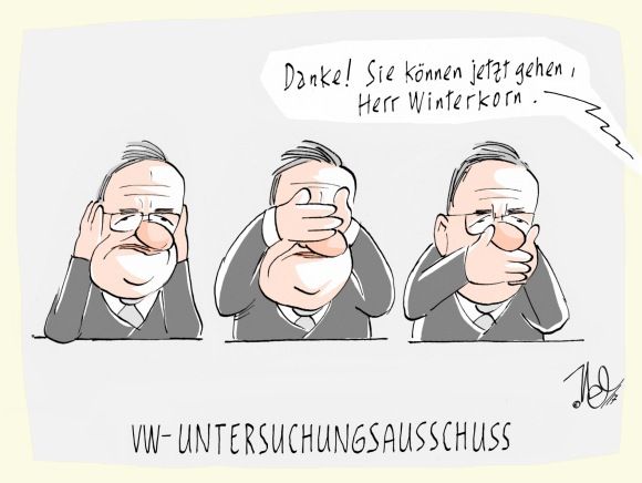 winterkorn VW untersuchungsausschuss