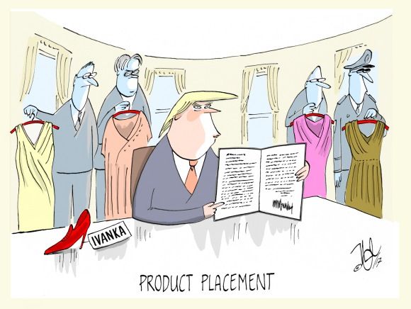 trump ivanka product placement