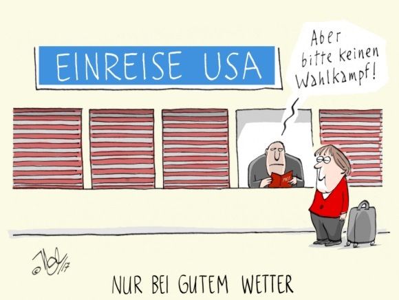 merkel usa besuch einreise