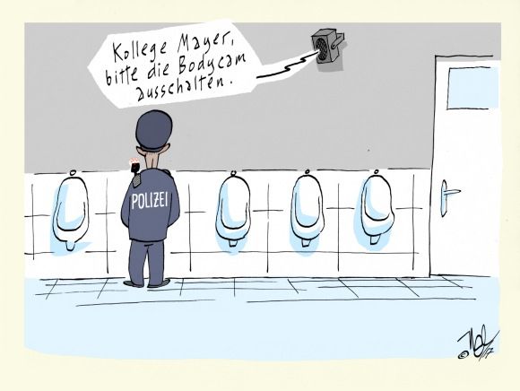 polizei probleme mitder body cam