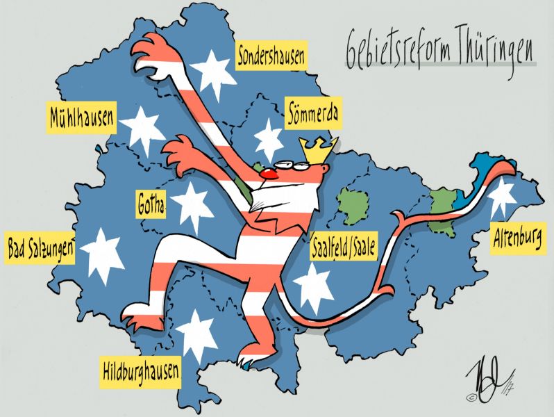 thüringen gebietsreform