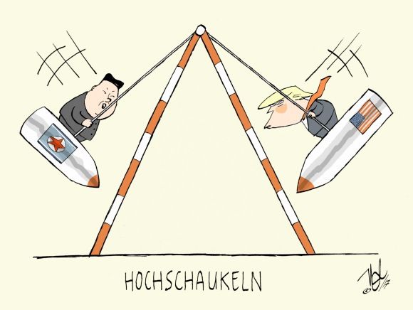 trump kim hochschaukeln