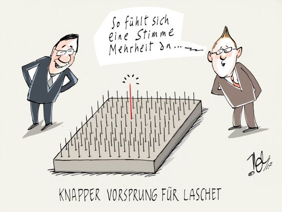 nrw landtag knapper vorschsprung für laschet