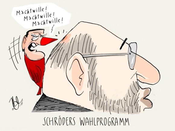 spd schulz schröder wahlprogramm machtwille