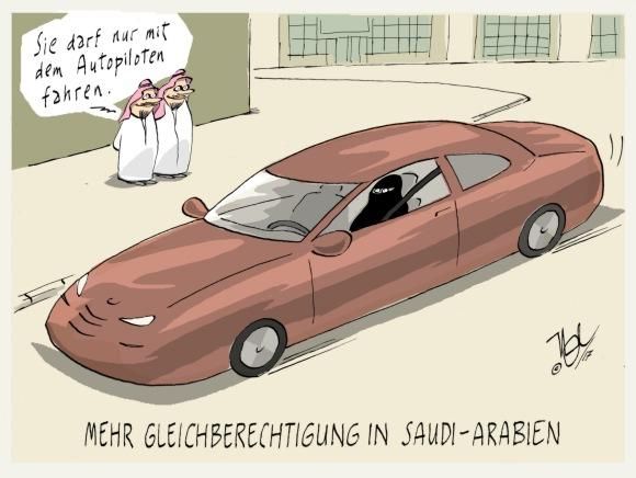 saudi arabien frauen auto fahren autopilot