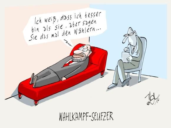 schulz wahlkampf seufzer