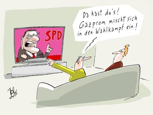 spd schröder gazprom wahlkampf