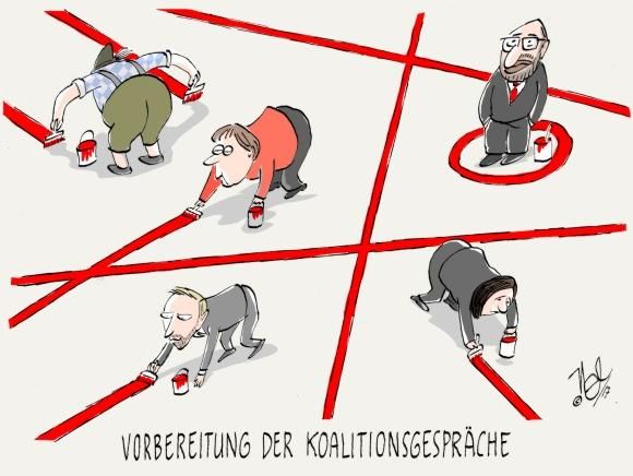 vorbereitung der koalitionsgespräche