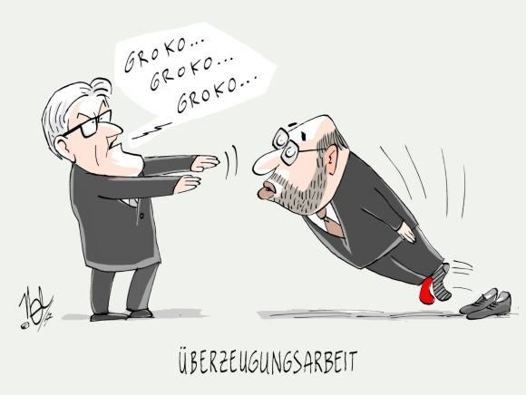 steinmeier schulz überzeugungsarbeit