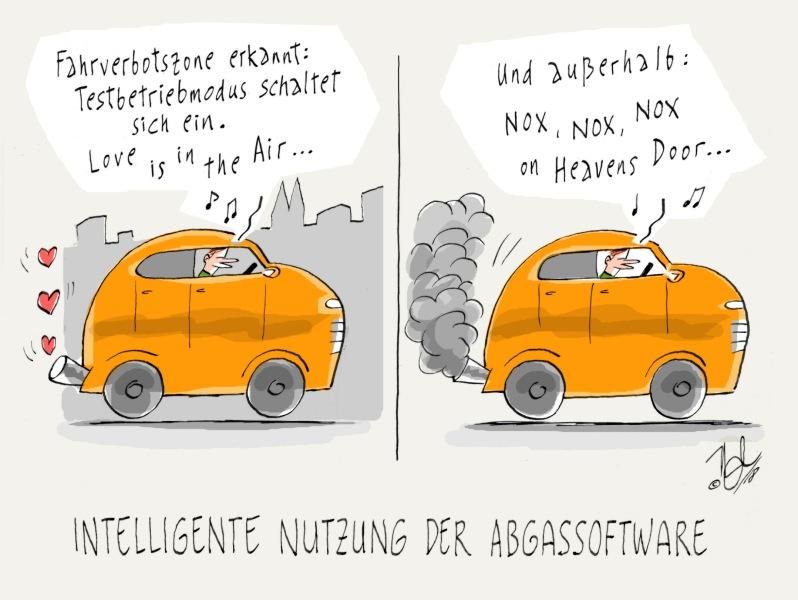 auto diesel fahrverbote intelligente software abgase