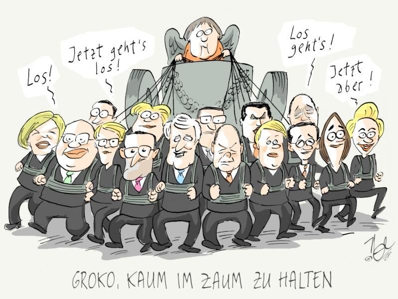 GROKO regierung es geht los quadriga