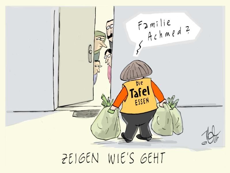 tafel essen zeigen wie es geht merkel